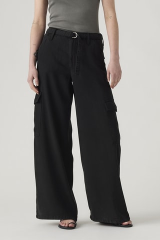 Pantalon baggy dad - Noir