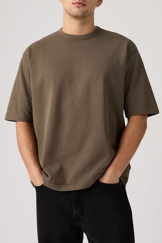 T-shirt Heavyweight Loose - Marron