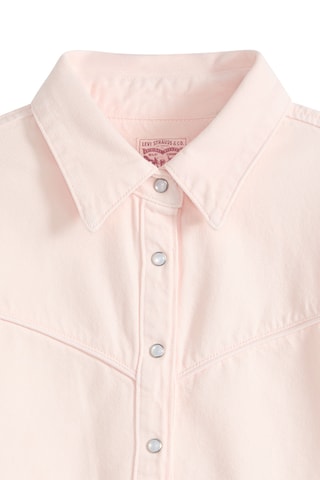 Camicia in jeans Logan Tencel Shacket Dusty Crystal - Rosa
