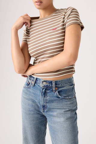 T-shirt cropped Essential - Vert