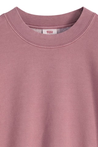 Sweat boxy Vintage H126 Crus - Rouge
