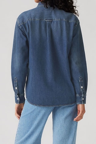 Chemise Harlie Boyfriend - Bleu