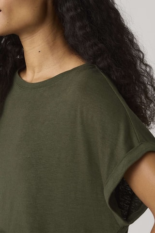 T-shirt en lin Lori - Vert
