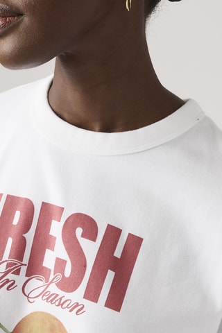 T-shirt Tabor Vitamin Sea Bright Gr - Blanc
