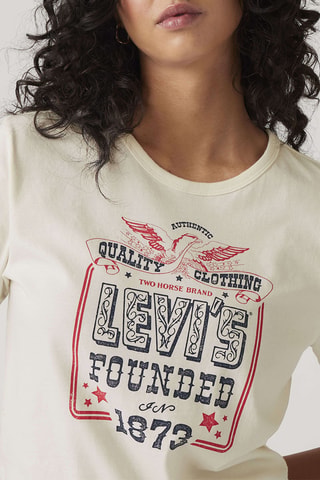 T-shirt Graphic Iconic - Blanc
