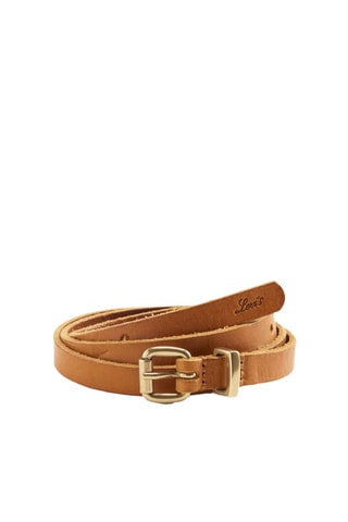 Ceinture en cuir Dillon Narrow - Marron