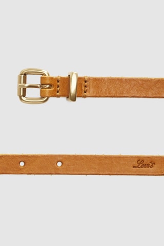 Ceinture en cuir Dillon Narrow - Marron