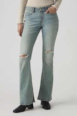 Jean Low slim boot - Bleu