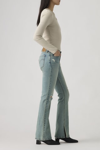 Jean Low slim boot - Bleu