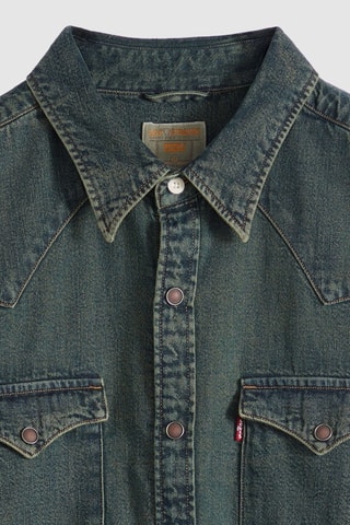 Chemise en jean Barstow Western - Bleu