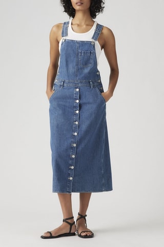 Robe-salopette en jean Tico - Bleu