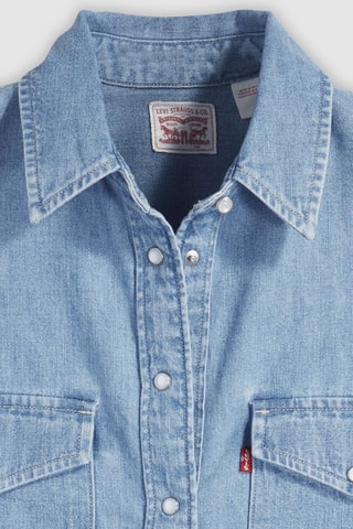 Chemisier en jean Iconic Western - Bleu