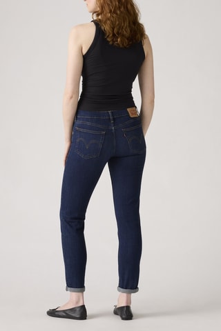 Jean mid rise boyfriend - Bleu