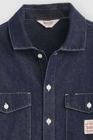 Chemise en jean Worker - Bleu