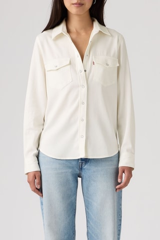 Chemisier Iconic Western - Blanc