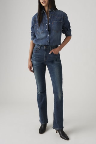 Jean taille haute bootcut 725™ - Bleu