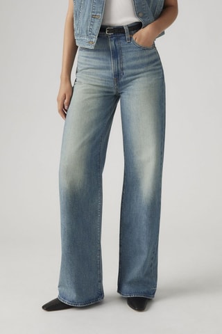 Jean Ribcage Wide Legs - Bleu