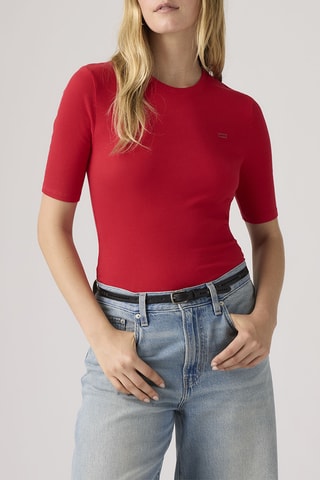 T-shirt slim Luca - Rouge