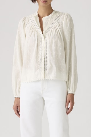 Blouse Cleo Egret - Ecru
