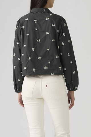 Chemisier Calista Colla Phantom Floral Em - Noir