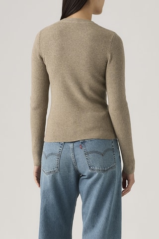 Pull Rib Crew - Gris