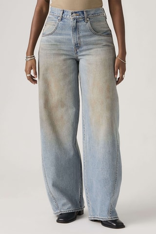 Jean super baggy barrel - Bleu