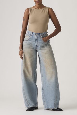 Jean super baggy barrel - Bleu