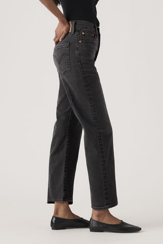 Jean Ribcage Ankle Seamed Edge Cut - Bleu