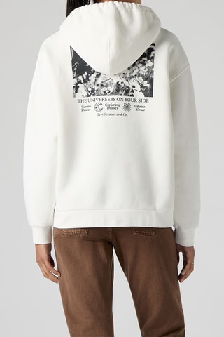Sweat à capuche Graphic Salinas - Blanc