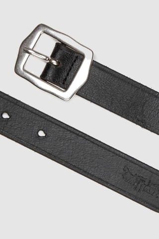 Ceinture en cuir Lux - Noir