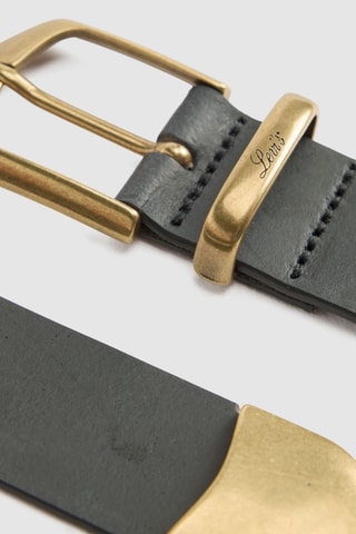 Ceinture en cuir Cowgirl - Noir