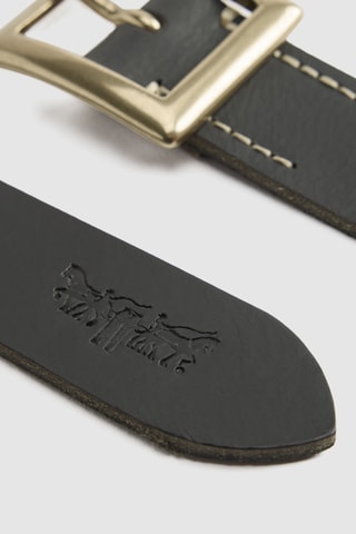 Ceinture en cuir Casey - Noir