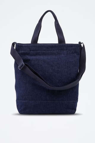Tote bag en jean Icon - Bleu