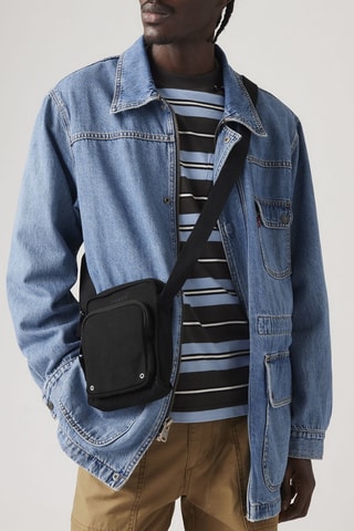 Sac bandoulière Small Ns Zip Crossbody - Noir