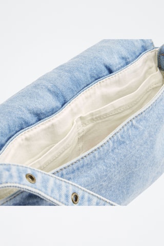 Sac porté épaule en jean Brannan - Bleu