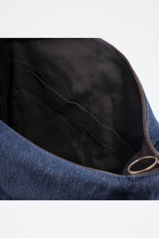 Sac porté épaule en jean Brooklyn - Bleu