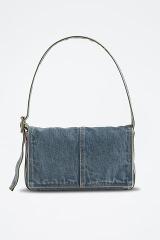 Sac porté épaule en jean Brannan - Bleu