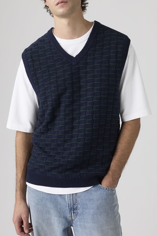 Pull sans manches Skyline Sweater Vest - Bleu