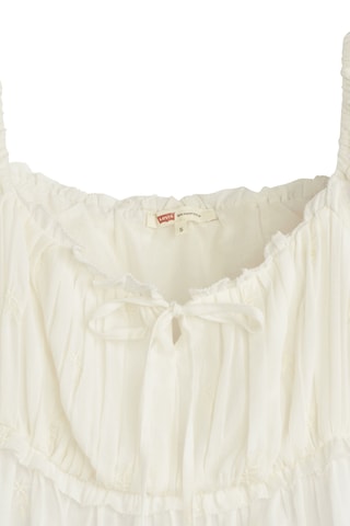 Blouse volantée Ottie Boho Egret - Écru