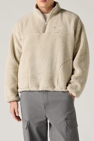 Sweat Sherpa Popover Pumice - Gris