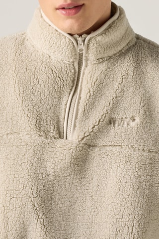 Sweat Sherpa Popover Pumice - Gris
