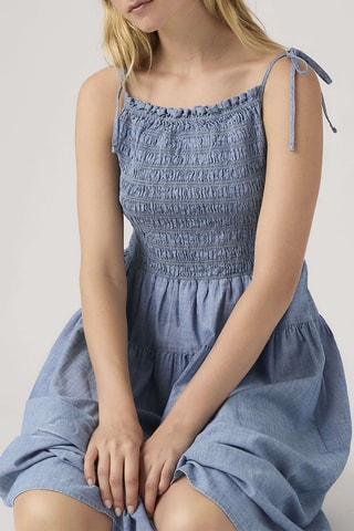 Robe midi Monaco - Bleu