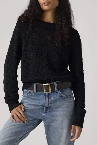 Pull Hope Crochet - Noir