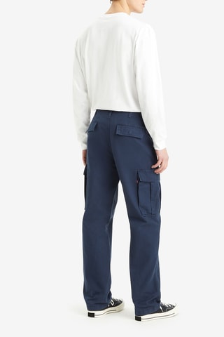 Pantalon Straight Cargo - Bleu
