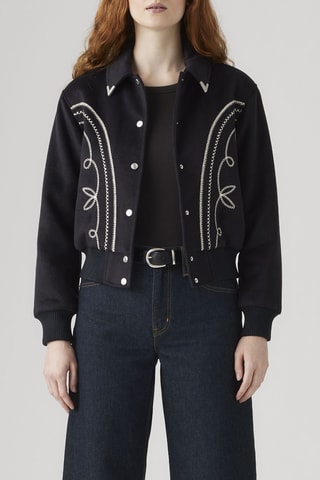 Veste en laine Lennox Rodeo - Noir