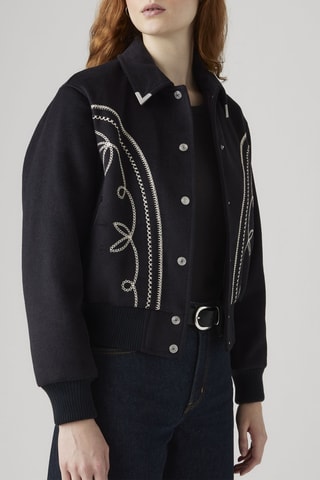 Veste en laine Lennox Rodeo - Noir