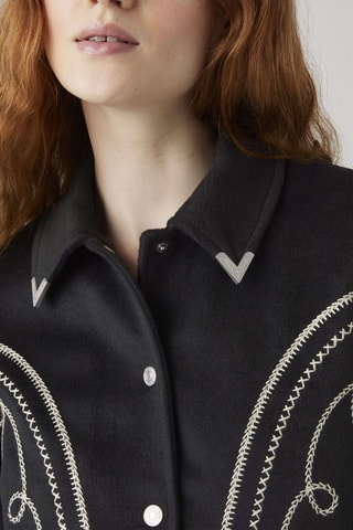 Veste en laine Lennox Rodeo - Noir