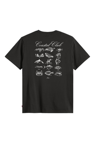 T-shirt Relaxed Fit Coastal - Noir