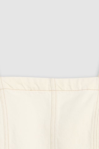 Top en jean Anderson Flounce - Blanc