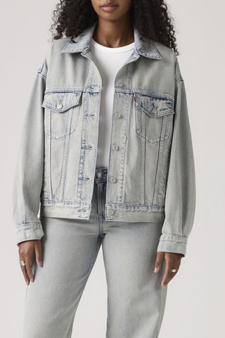 Veste en jean 90's Trucker - Bleu clair